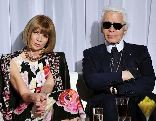 Image result for anna wintour and karl