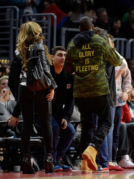 Beyoncé  At The Clippers Vs Nets Game4