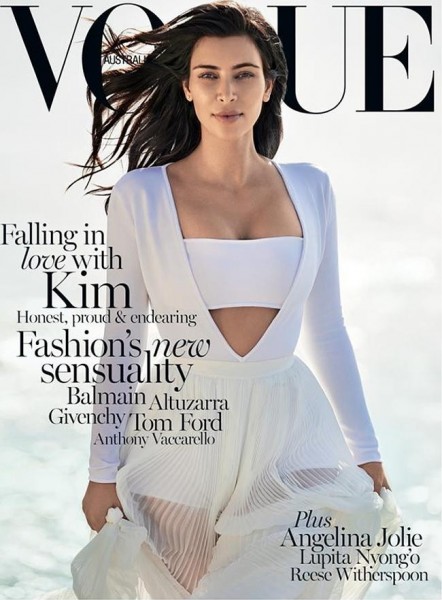 Kim Kardashian by Gilles Bensimon for Vogue Australia February 2015
