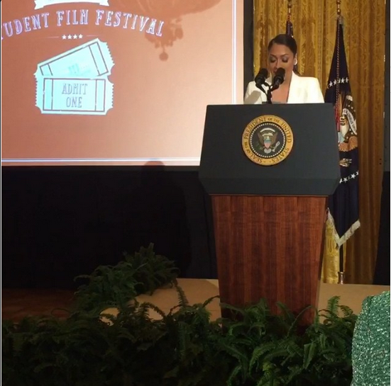 LaLa Anthony, Terrence J, Angela Simmons, Michael Ealy & More Join President Obama At The White House Film Festival 11