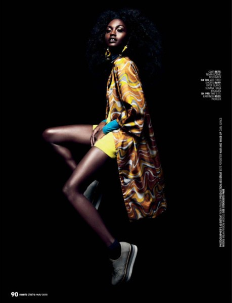 Milan Dixon For Marie Claire South Africa May 2015 Issue 7