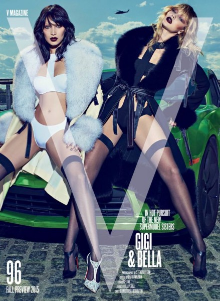 V Magazine Gigi & Bella Hadid1