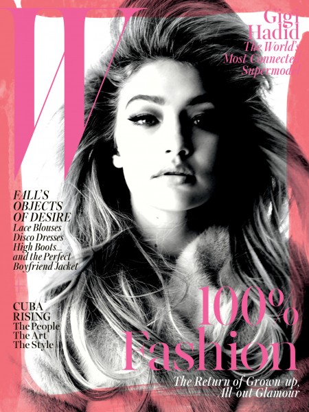 Gigi Hadid For The September 2015 Issue Of W Magazine 1