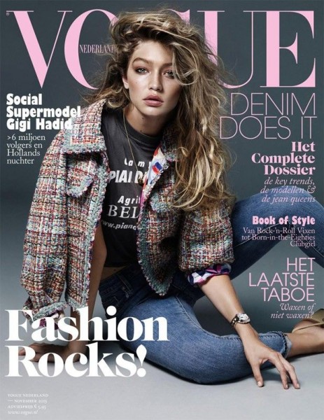 Gigi Hadid Is Vogue Netherlands' November 2015 Cover Star 1