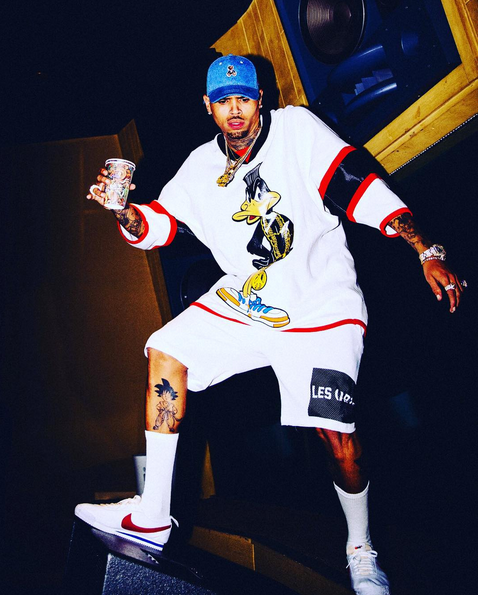 Thoughts On Chris Brown's Moschino Daffy Hockey Jersey? – Donovan ...
