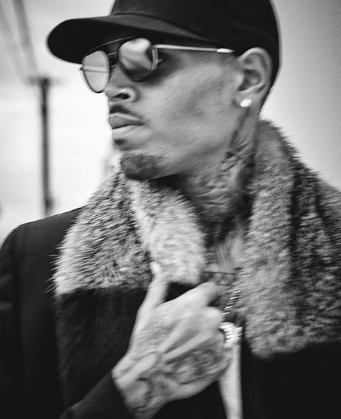 Chris Brown Covers L’Uomo Vogue Magazine December 2015 2