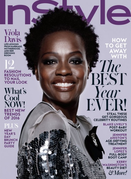 Viola Davis Is InStyle Magazine's January 2016 Cover Star 1