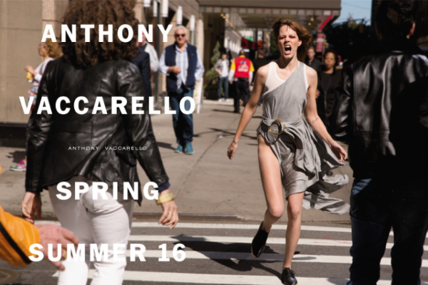 Freja Beha Erichsen Fronts Anthony Vaccarello Spring Summer 2016 Ad Campaign1
