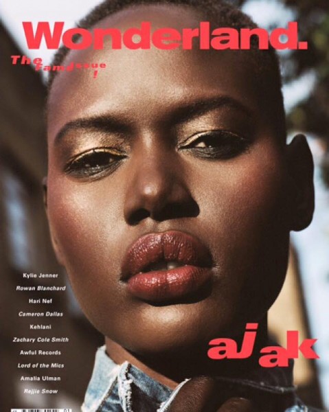 Fashion Model Ajak Deng For Wonderland Magazine's March 2016 Issue 1