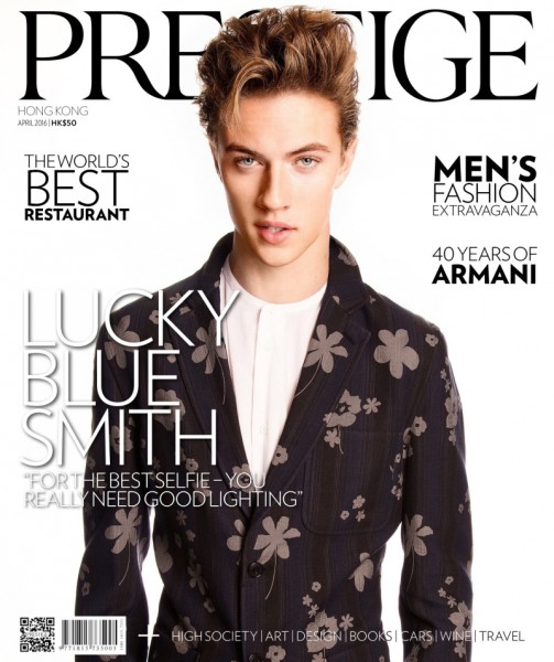 Model Lucky Blue Smith Covers Prestige Hong Kong & DSection Magazine1