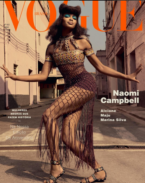 Naomi Campbell's Three Vogue Brasil Covers 1
