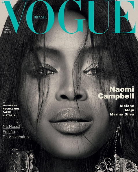 Naomi Campbell's Three Vogue Brasil Covers 3