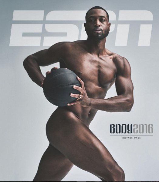 NBA Player Dwyane Wade Poses Nude For ESPN The Magazine’s ‘Body Issue’ 2