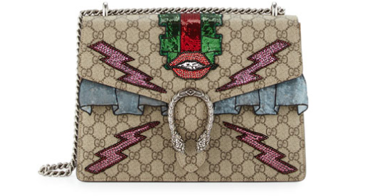 Gucci Dionysus Embroidered Supreme GG Shoulder Bag2