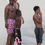 St. Barths Is The Place To Be This X-Mas Holiday: Diddy & Sons Hit The Beach [With Pictures]