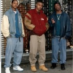 Dope Throwback: Picture Of Huddy 6, Nas &  Big L Standing On A Street Corner In Harlem