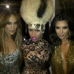 Backstage: Jennifer Lopez, Nicki Minaj and Kim Kardashian At The Grammys