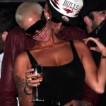 Wiz Khalifa And Amber Rose Hugged-Up & Kissing Inside Of A Nightclub In Paris [With [Pictures]