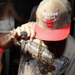 Styling On Them Lames: Don C Wearing A Givenchy Tee-Shirt & An $400 Just Don Chicago Bulls Snakeskin Snapback 