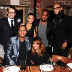 Lovers Night Out: La La & Carmelo Anthony And Kanye West & Kim Kardashian Dining In NYC 