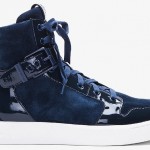 Dope Or Nope? Pierre Balmain Flint Navy Suede & Leather Trim Sneakers ($580)