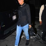 Only The Baddest Chick Can Look Good In Sneakers: Rihanna Rocking Giuseppe Zanotti Silver Studded High-Top Kicks