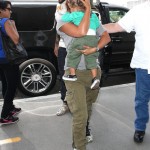 Leaving Los Angeles: Alicia Keys, Swizz Beatz & Their Son Baby Egypt Jet Back To NYC