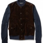 Currently Obsessed With: $1,195 Gucci Suede Front Jersey Varsity Bomber Jacket