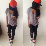 Passion For Fashion: Teyana Taylor Rocking L.A. Gear Regulators “Knicks” With The Matching Snapback 