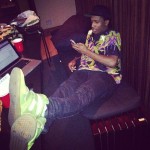 Passion For Fashion: A$AP Rocky In $645 Maison Martin Margiela Sneakers & A $785 Givenchy Birds Of Paradise Tee-Shirt