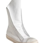 Dope Or Nope? $1,300 Rick Owens Tall White Laceless Sneakers
