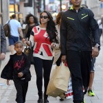 Lala, Carmelo Anthony & Kiyan Shopped It Up In London 