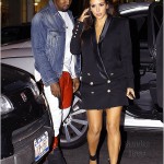  Kanye & Kim Spotted In Manhattan Wearing Maison Martin Margiela And Balmain 