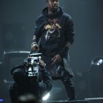 Fashion Me Dope: Kanye West Wears A $275 Pyrex Religion Hoodie, Black Leather Pants & Skirt 