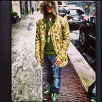 T.I. Wears A Striver Row Overcoat, Diesel K-Regolo Sweater & Akoo Denim Jeans Paired With Nike LeBron X’s