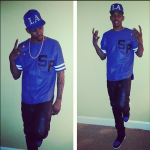 Nick Young Rocks A Custom Made ‘Swaggy P’ Baseball Jersey By Clothsurgeon & Air Jordan Retro 1 ‘Royal’ 