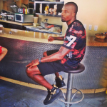 Chad Johnson Rocks A $995 Givenchy Fighter Jet Printed Tee-Shirt & $995 Giuseppe Zanotti Limited Edition Eagle Sneaker