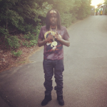 Get The Look: Wale In A $700 Givenchy Madonna-Print Cotton-Jersey Tee-Shirt & Timberland Boots