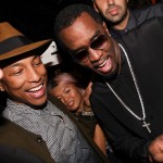 Pharrell & Diddy Attend Silencio Art Basel Popup, Hosted by GREY GOOSE Vodka