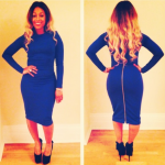 Celebs Style: Trina & Lala Anthony In A $250 5th & Mercer Long Sleeve Dress