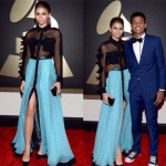 Young Cute Couple: Zendaya Coleman & Trevor Jackson Hugged Up At The Grammys