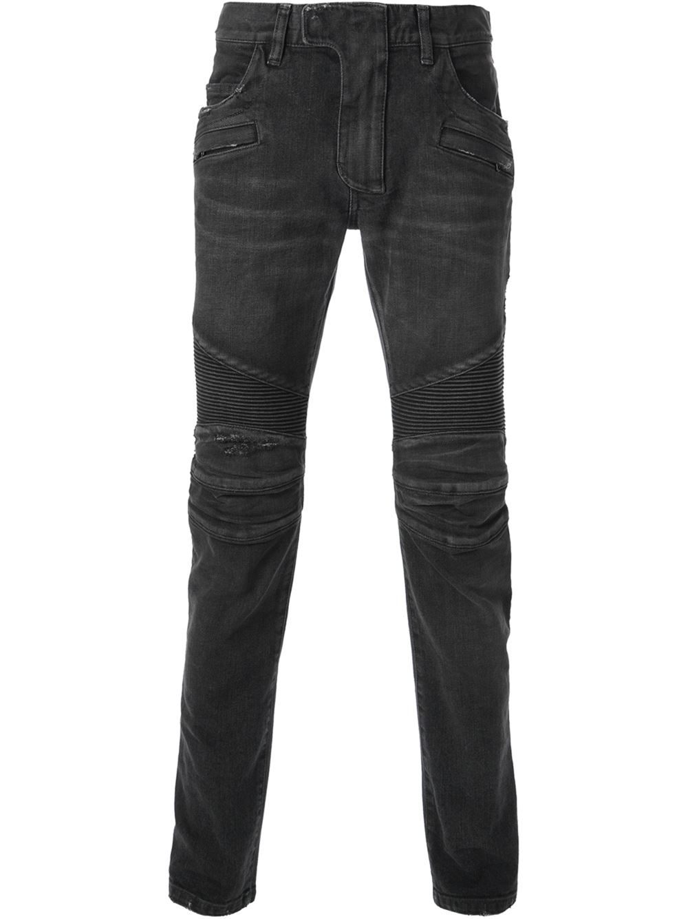 Swizz Beatz’s Instagram $1,142 Balmain Distressed Moto Skinny Jeans ...