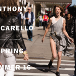 Freja Beha Erichsen Fronts Anthony Vaccarello Spring 2016 Advertisement