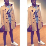 Passion For Fashion: Andrew Wiggins In A Givenchy ‘Two Monkey’ Graphic Sweatshirt And Giuseppe Zanotti Men’s Patent Leather Low Top Sneakers