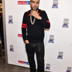 French Montana Spotted In A Givenchy Cuban-Fit Star-Appliqués Wool Sweater & Timberland Boots