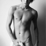 Model Jordan Barrett Poses For Mario Testino’s Towel Series