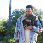 French Montana Spotted In A Gucci Embroidered Denim Jacket With Shearling