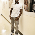 Kevin Hart Wears A Gucci Signature Cotton-Piqué Polo Shirt & Gucci ‘New Ace’ Sneakers