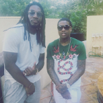 Lil Durk Wears A Gucci Embroidered Cotton Tee-Shirt