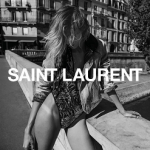 Anthony Vaccarello Previews His First Saint Laurent Collection; Starring Anja Rubik